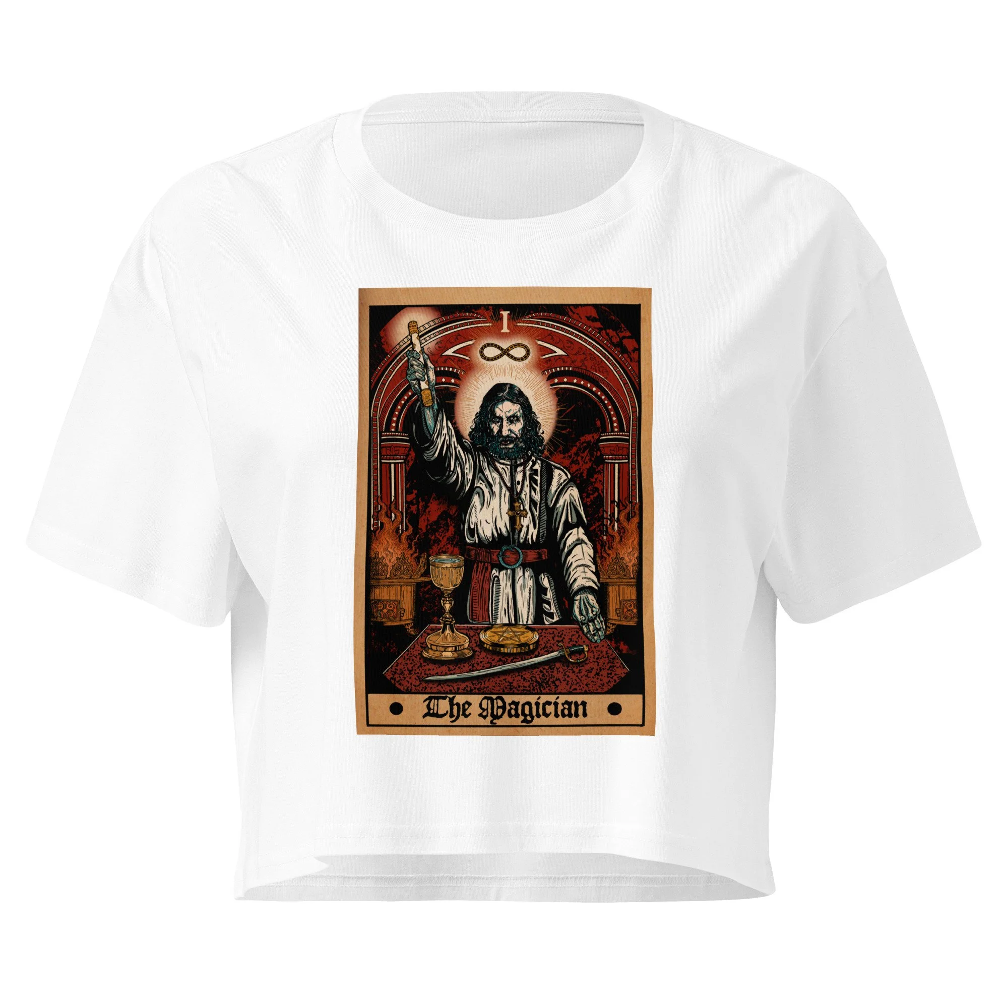 The Magician Womens Crop Top