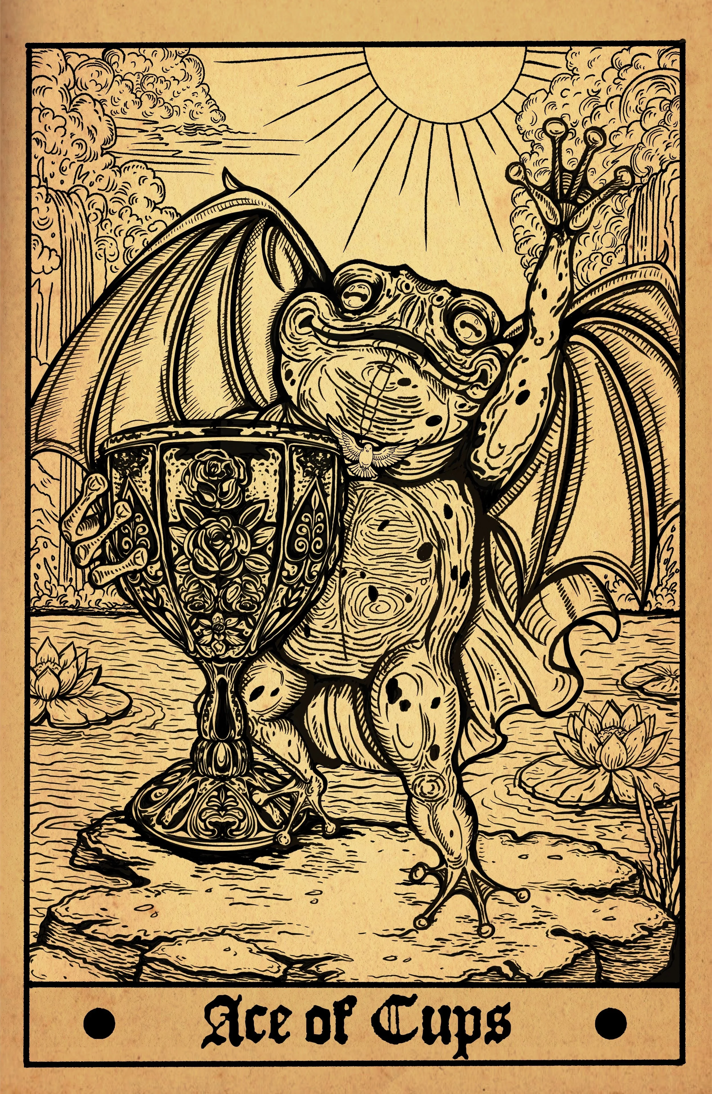"Ace of Cups- Bobok" outline