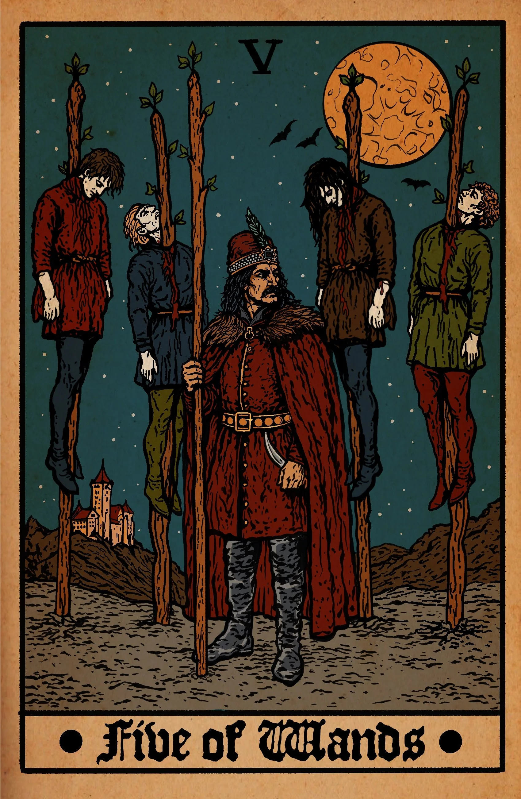  Five of Wands/Vlad Color