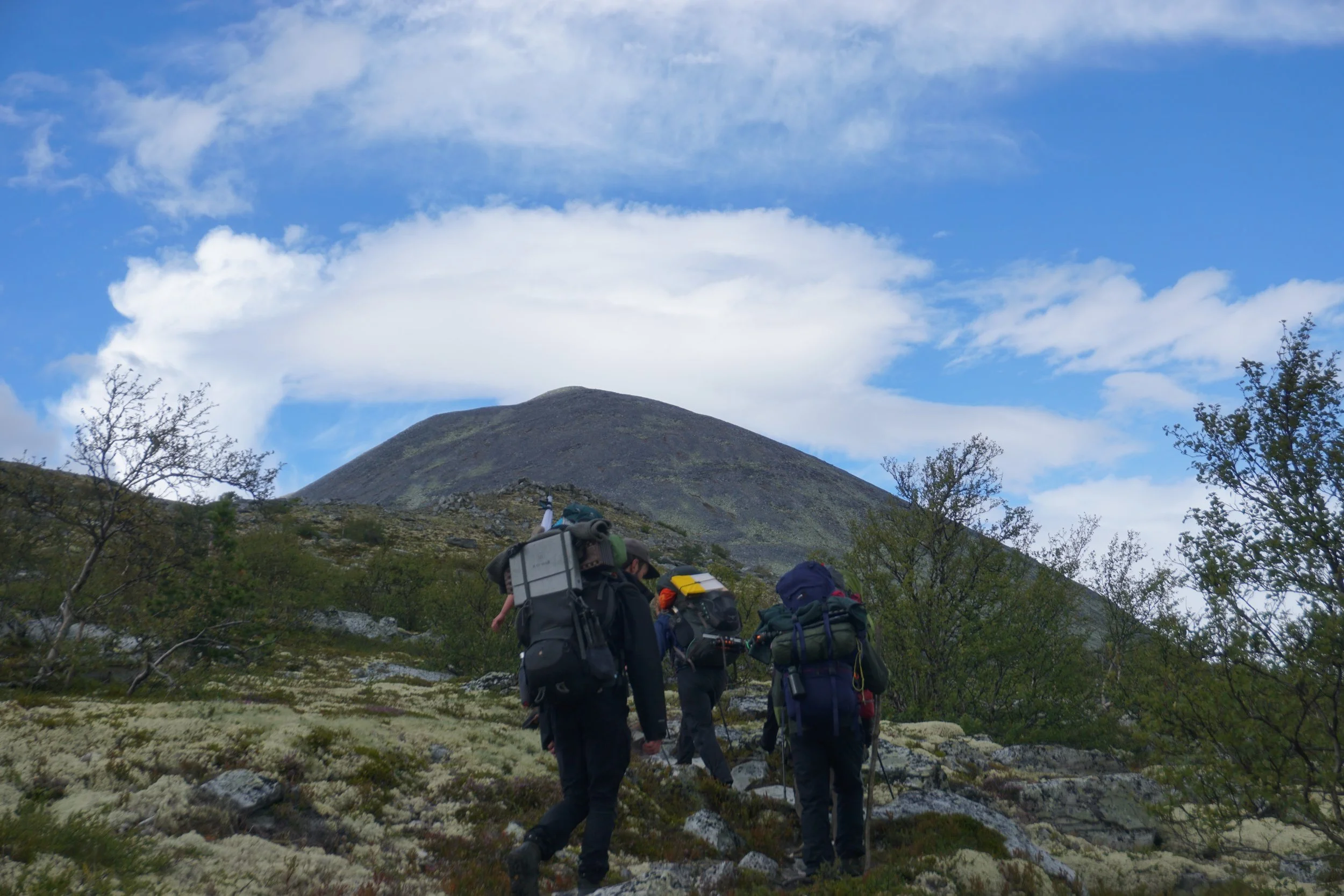 Up up up, 1000 m elevation gain, first stretch