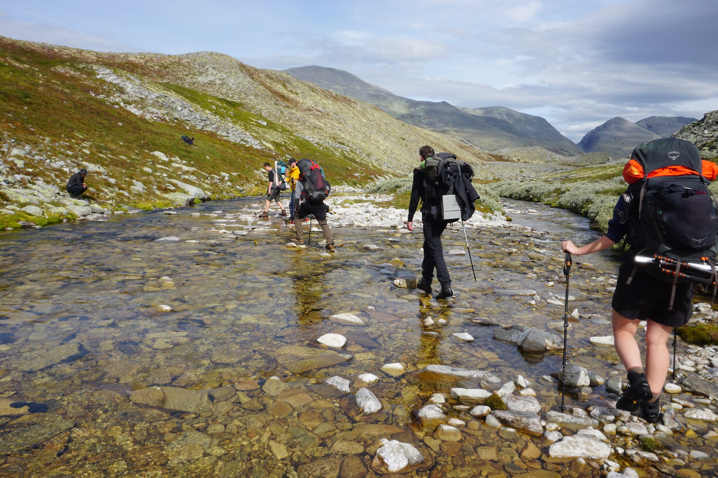 Crossing a river