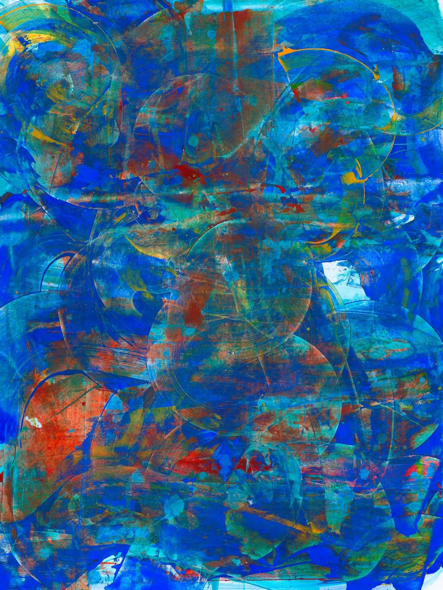 &ldquo;Madeira Underwater&rdquo; (close up)

Madeira is a Portorguese island in the middle of the Atlantic. It&rsquo;s often called the Hawaii of Europe for its beauty and tropical climate. This painting was inspired by a swim in the ocean with brigh