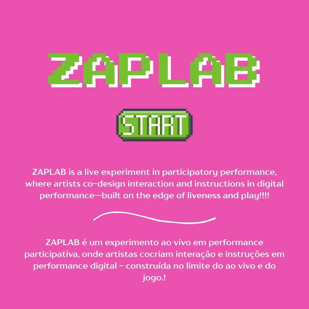 Larpocracy partner @iamzuuk is undertaking an exciting outreach event in Brazil later this year.

Running across 5 days in September, ZAPLAB unfolds entirely on WhatsApp, creating a live, ongoing lab that works with daily provocations, tasks and coll