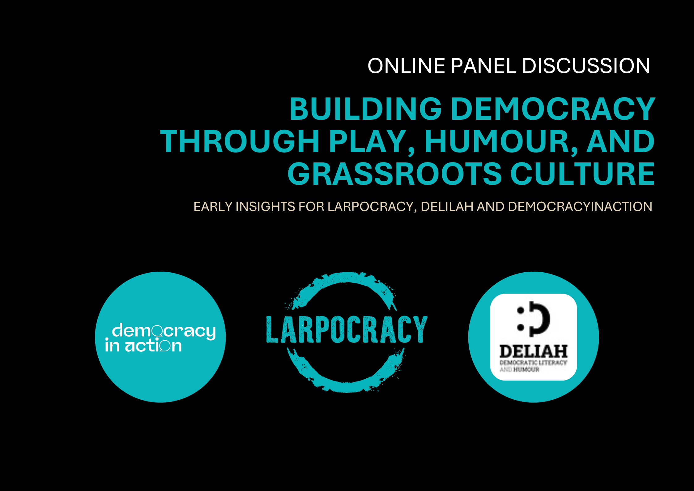 Larpocracy Symposium: Building democracy through play, humour, and grassroots culture (16/10/2025)