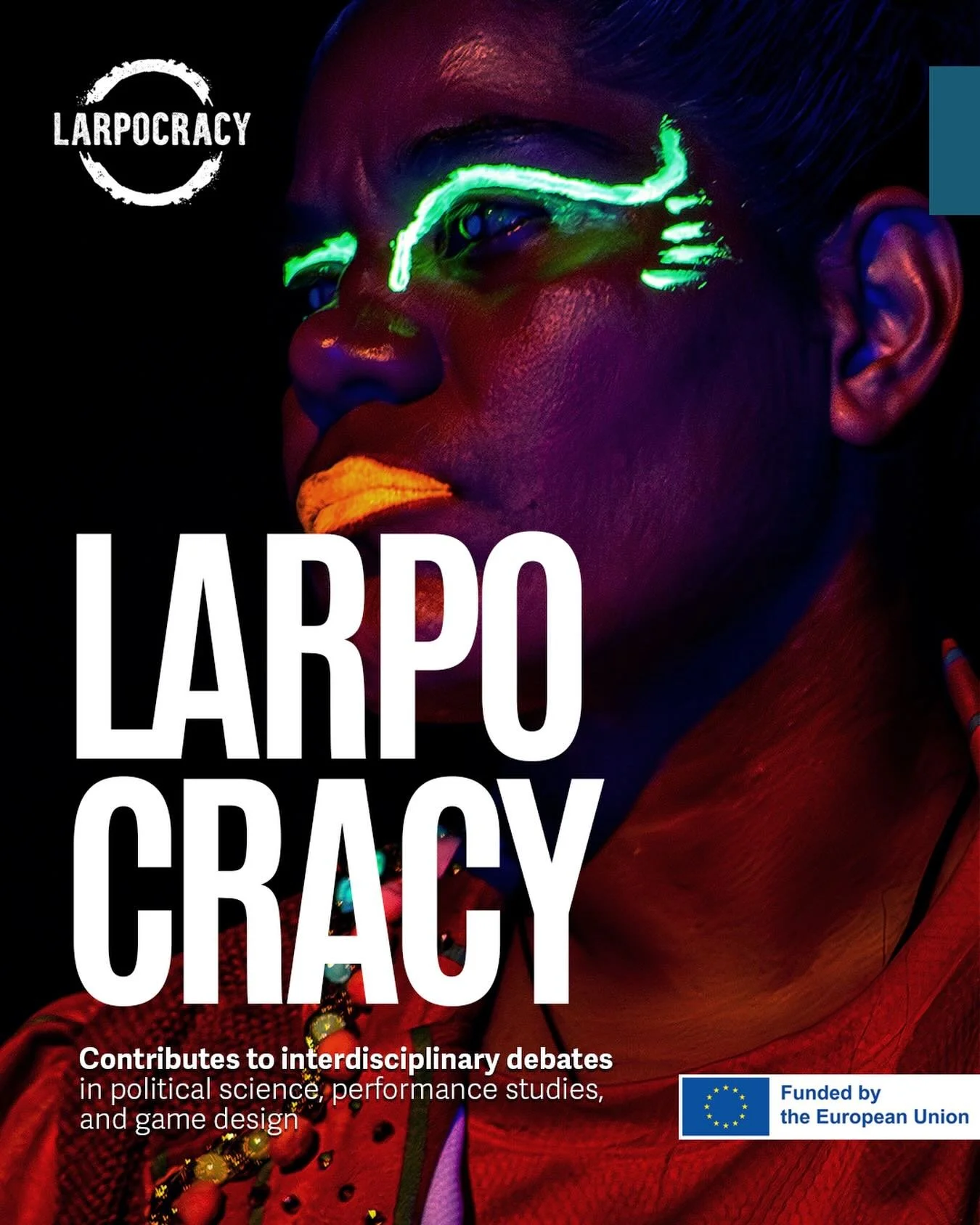 Larpocracy investigates several interrelated research questions, including:

&bull; How can LARP function as a tool for democratic education and civic training?
&bull; What kinds of political skills emerge through role-play and collective storytellin