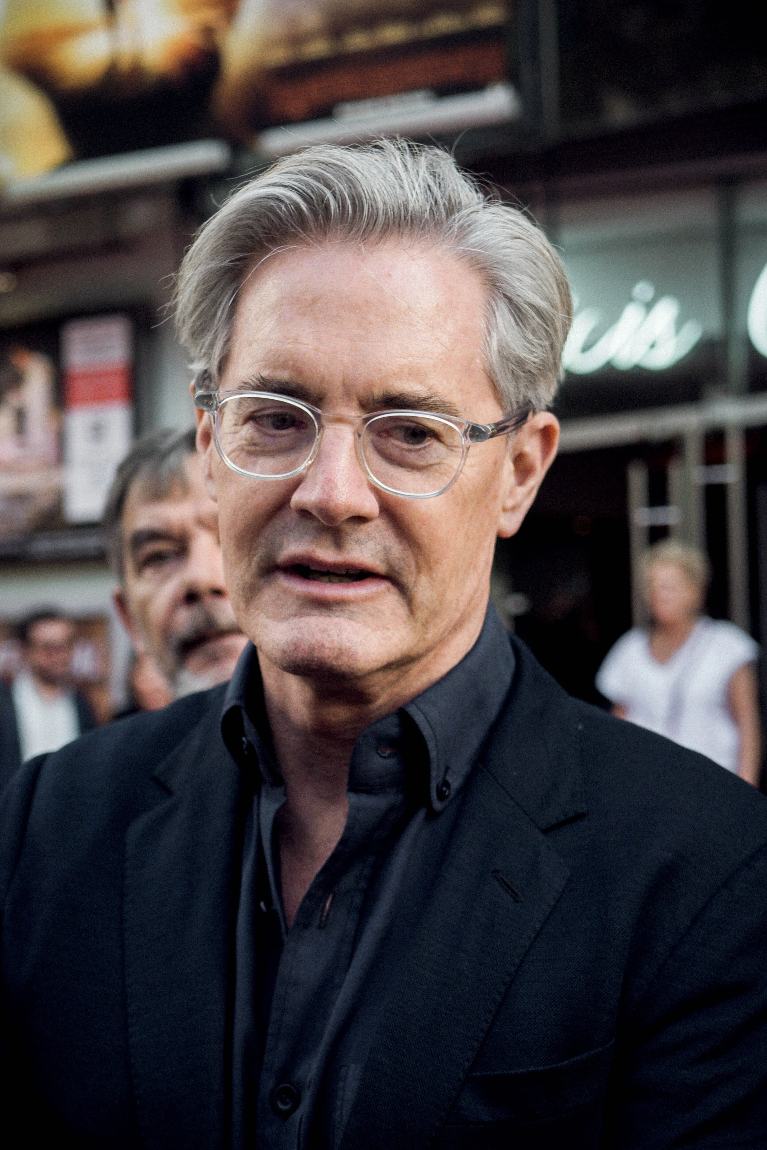 Portrait de l'acteur Kyle MacLachlan lors du Champs Elysées Film Festival à Paris, reportage photo