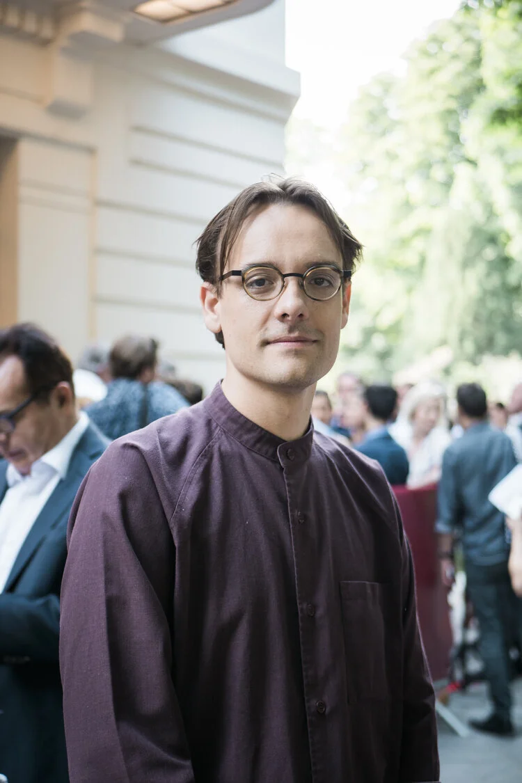 Portrait de réalisateur indépendant américain lors du Champs Elysées Film Festival à Paris, reportage photo
