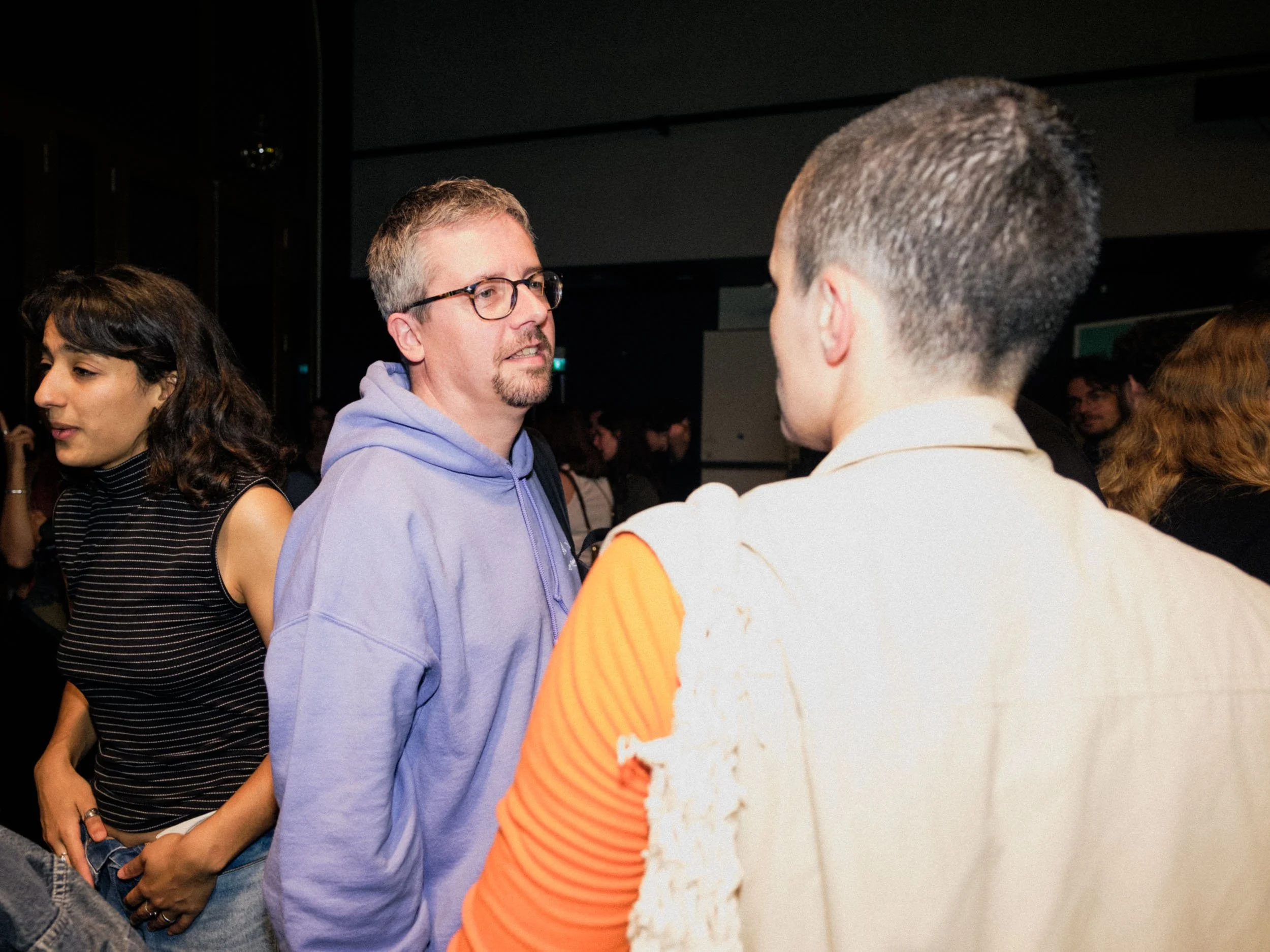 Calypso and Thierry after the show.