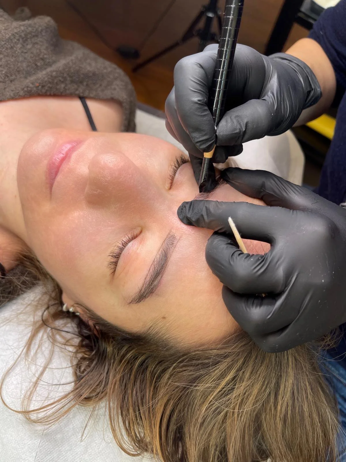 Vermessen für Microblading