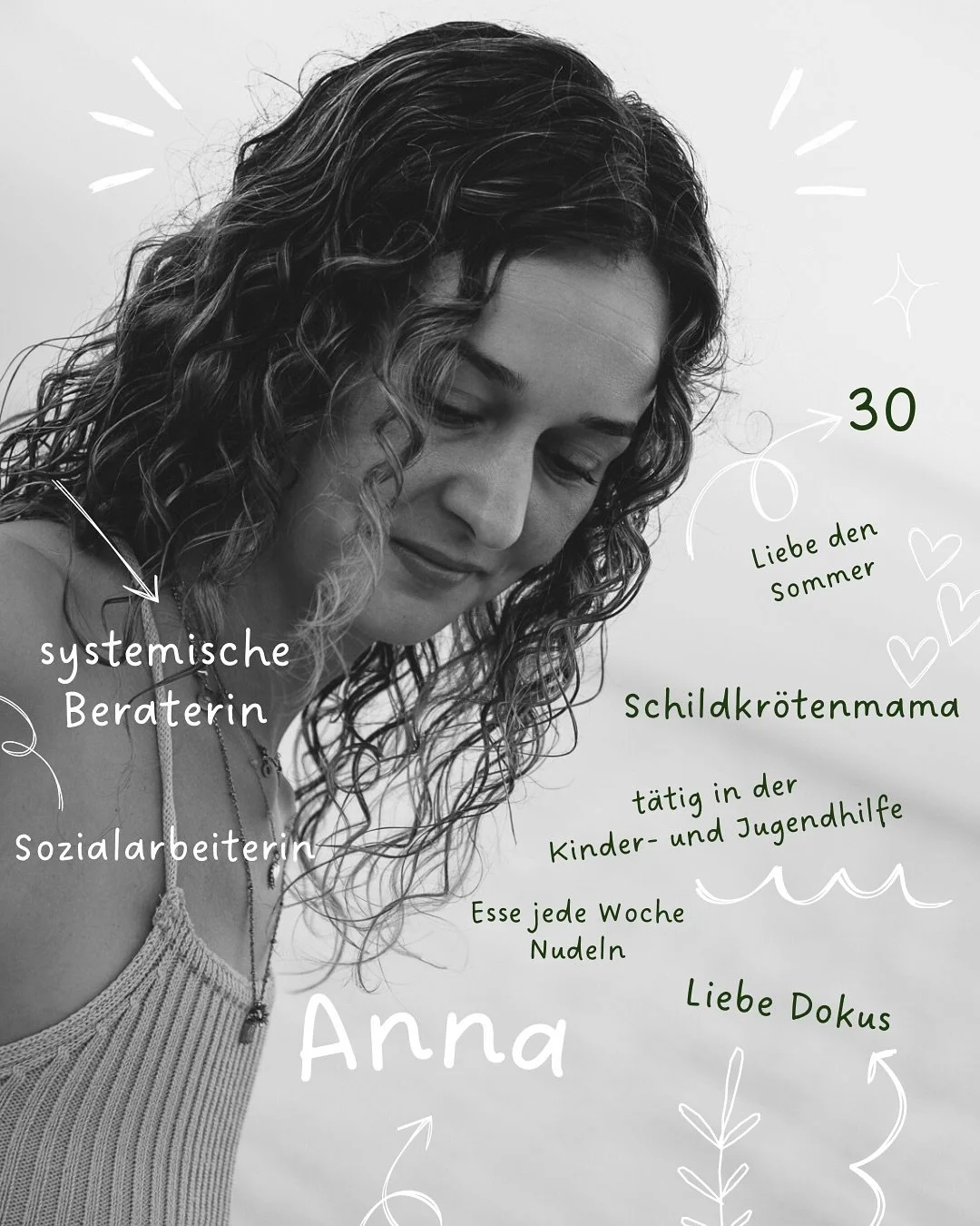 Manchmal sp&uuml;ren wir, dass sich etwas ver&auml;ndern darf &ndash; aber der erste Schritt f&auml;llt schwer.
Genau daf&uuml;r gibt es Raum f&uuml;r dich.

Ich bin Anna Samen, systemische Beraterin und Sozialarbeiterin, und begleite Fachkr&auml;fte
