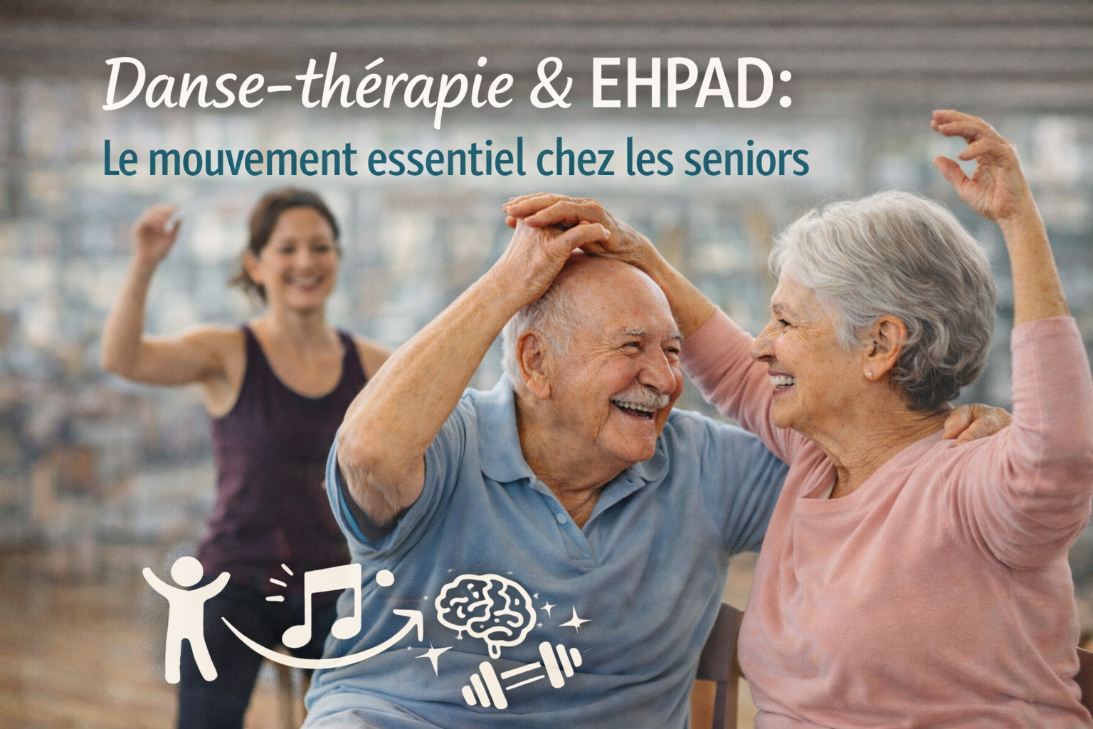 Danse-thérapie en EHPAD :           Pourquoi le mouvement est essentiel chez les seniors ?