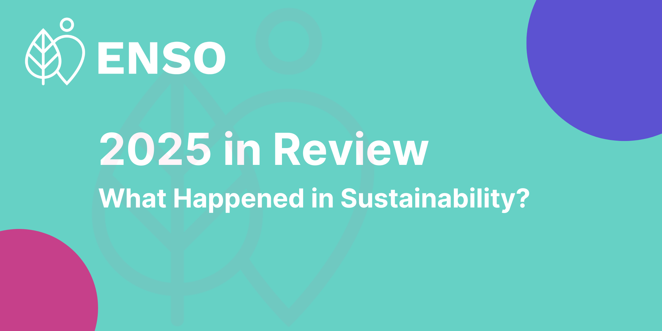 2025 in Review: What Happened in Sustainability?