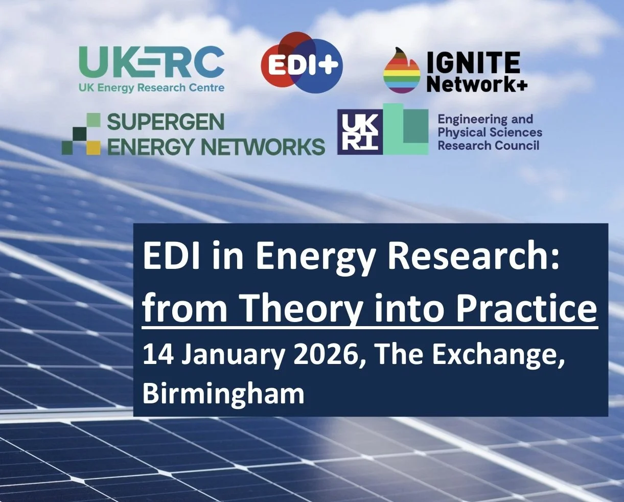 JustGESI Researchers Share Insights from the ‘Equality, Diversity and Inclusion (EDI) in Energy Research’ Event&nbsp;