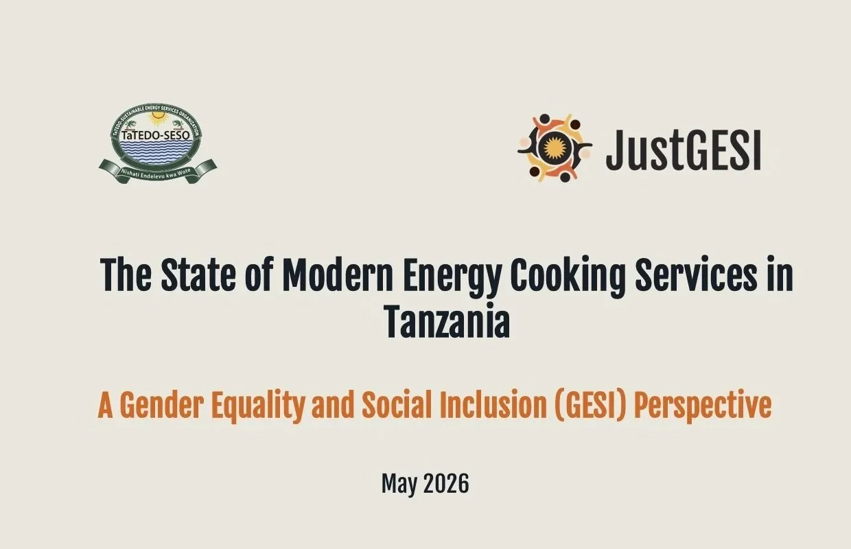 Mainstreaming Gender Equality and Social Inclusion in Tanzania’s Modern Cooking Transition: Insights from the JustGESI Report