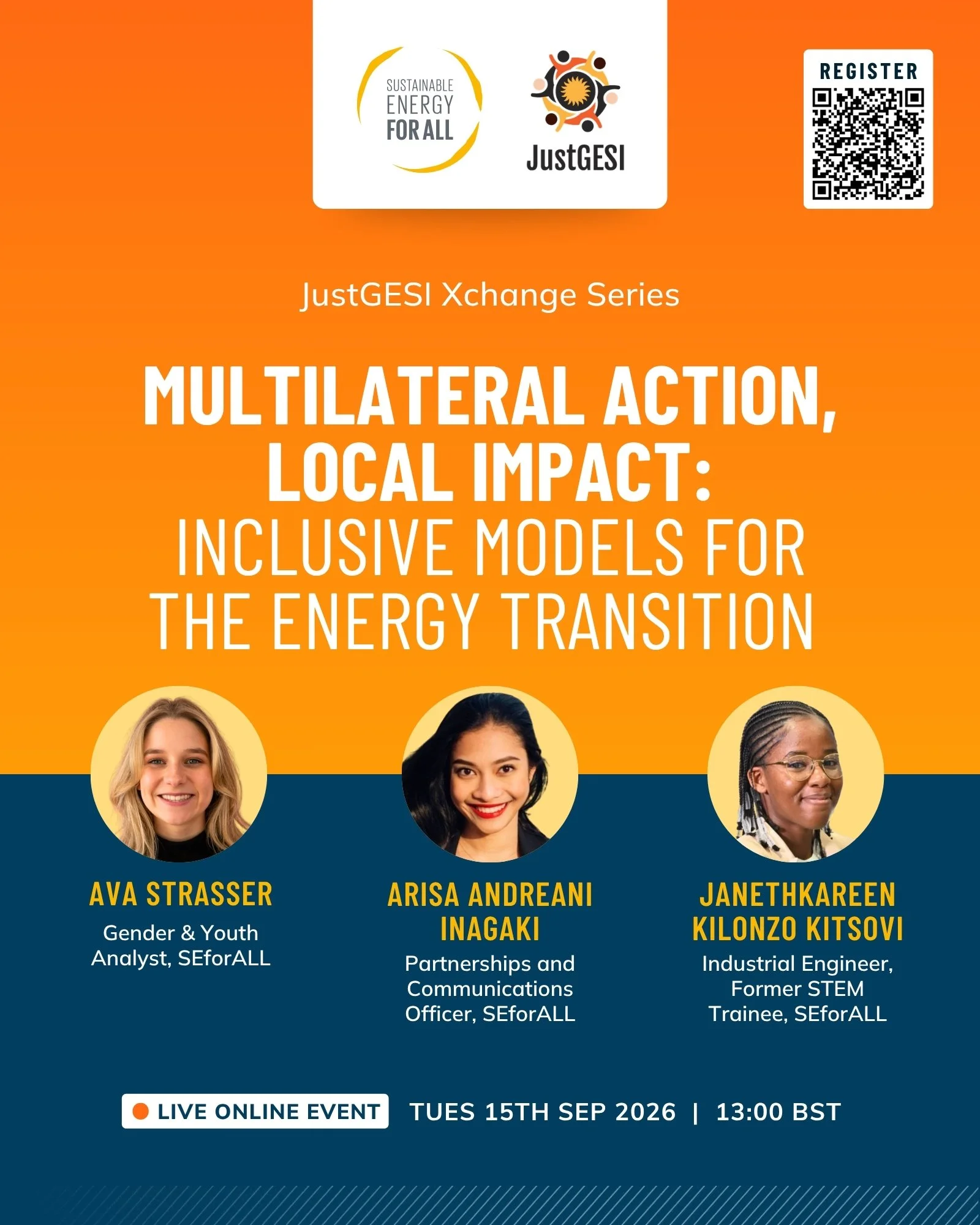 Multilateral Action, Local Impact: Inclusive Models for the Energy Transition&nbsp;[Event Invitation]   