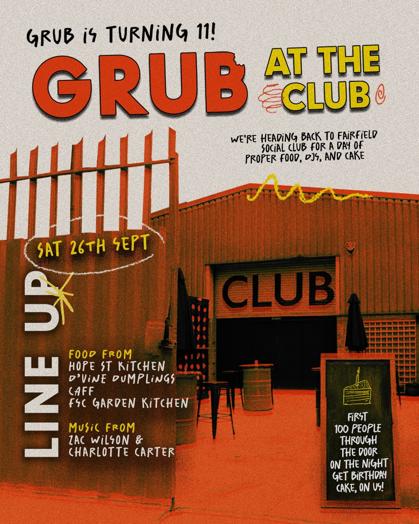 Grub MCR’s 11th Birthday Party