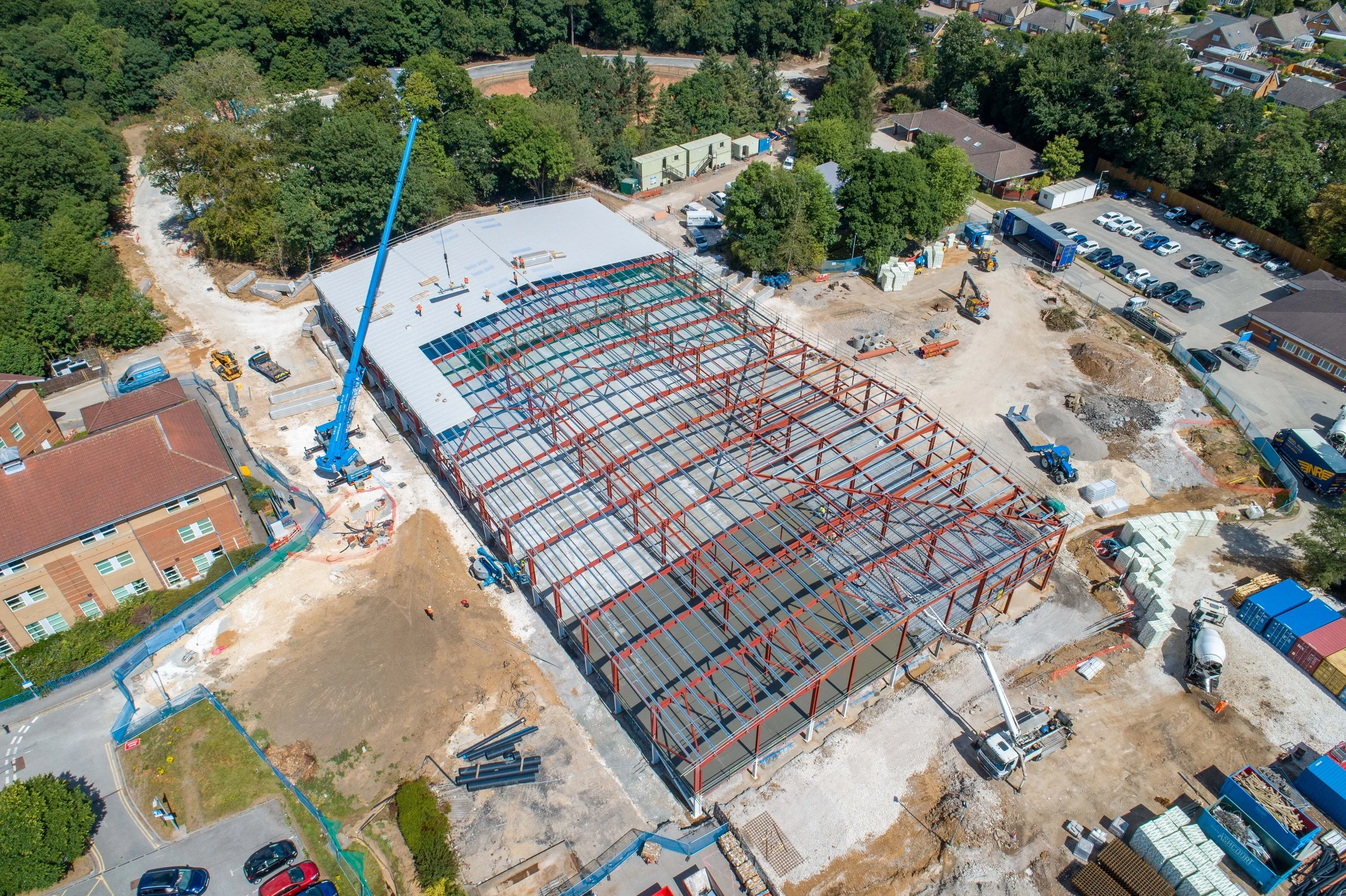 CHH DSU PH1 Structural Steel Installation.Taywel.JPG