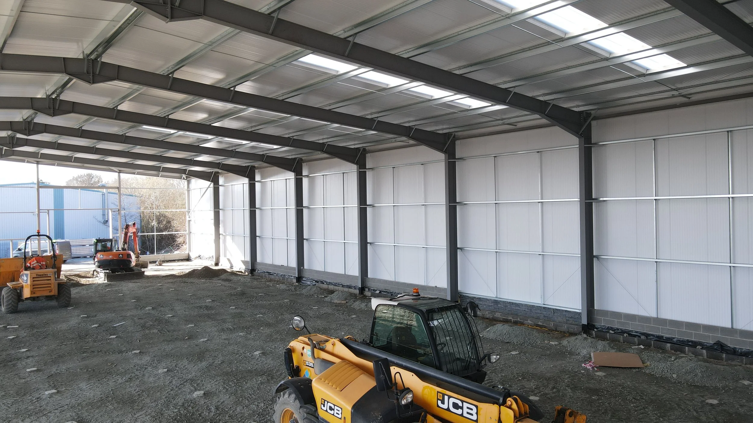 Internal Priory Park Structural Steel frame.Taywel Engineering Hull.JPG