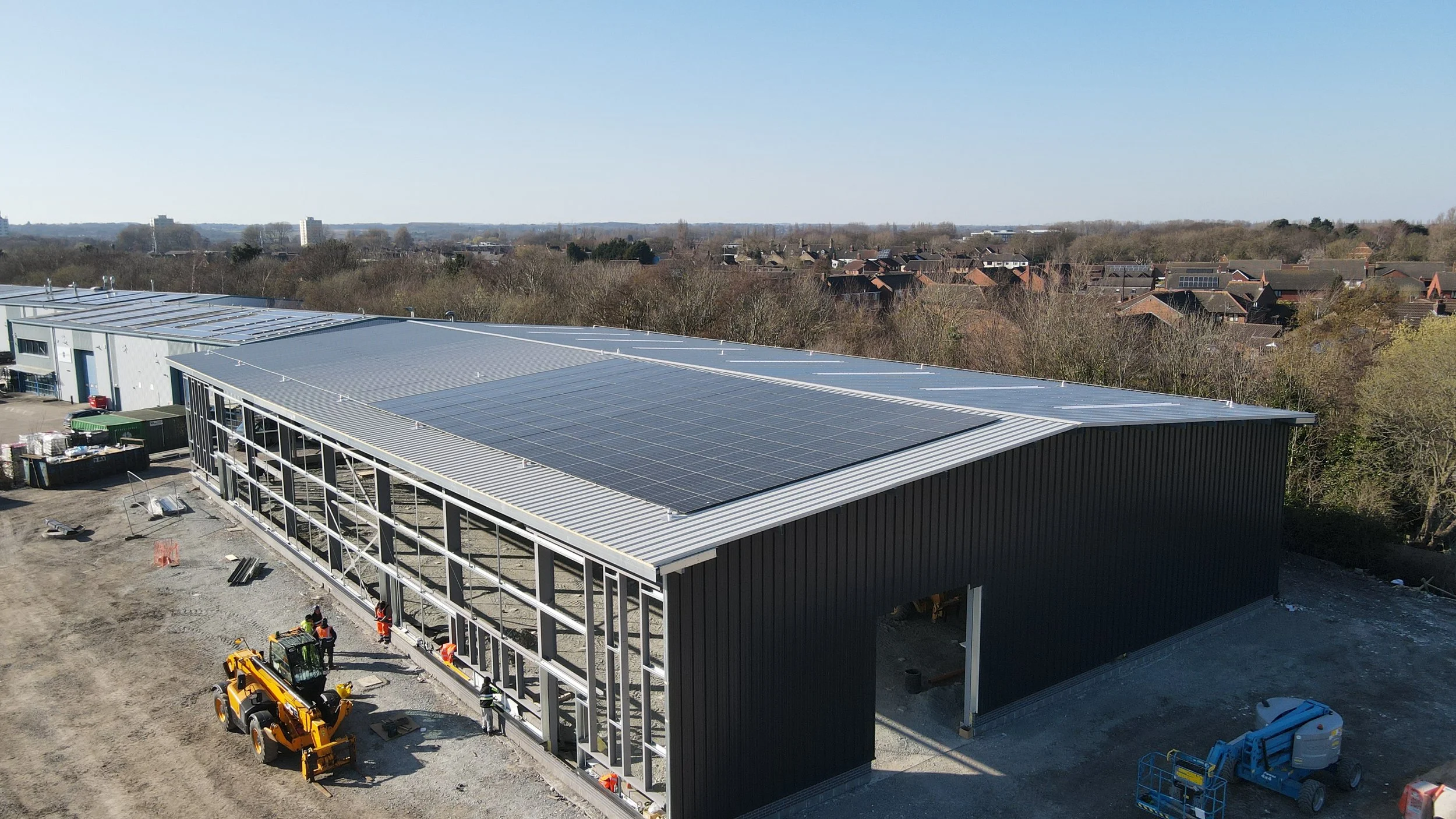 Priory Park Structural Steel frame.Taywel Engineering Hull.JPG