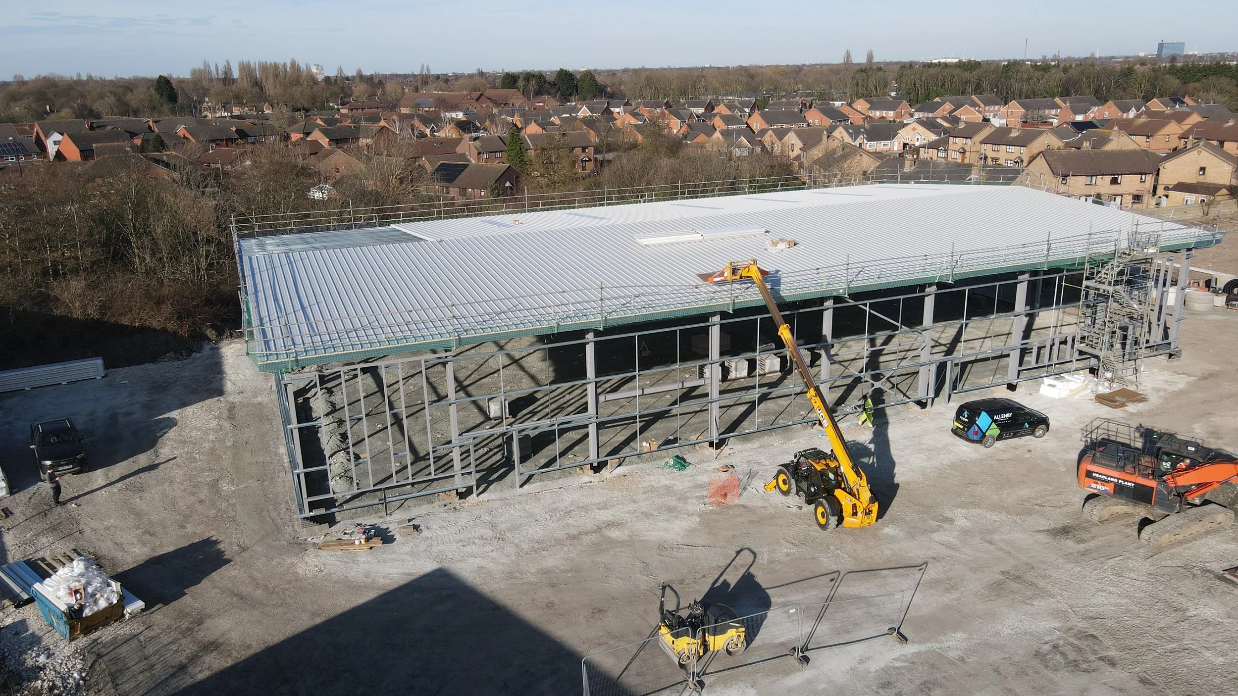 Priory Park Structural Steel frame.Taywel Engineering Hull.JPG