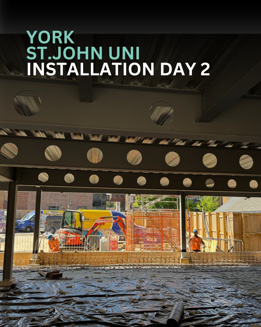 The Finishing Touches &ndash; Install 2 Complete
From beams to decks &ndash; this phase is DONE!

✔ Concrete staircase craned into position
✔ Steel decking packs lifted in and secured

🛠 Precision steelwork from workshop to site &ndash; that&rsquo;s