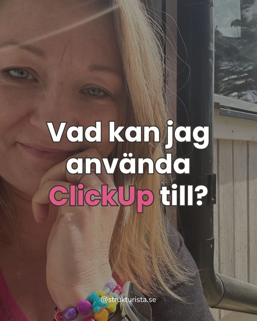 I veckan h&ouml;ll jag en f&ouml;rel&auml;sning d&auml;r jag ber&auml;ttade om och visade hur man kan anv&auml;nda ClickUp f&ouml;r att skapa mer struktur i sitt f&ouml;retag.

Det finns massor av anv&auml;ndningsomr&aring;den, h&auml;r &auml;r bara 