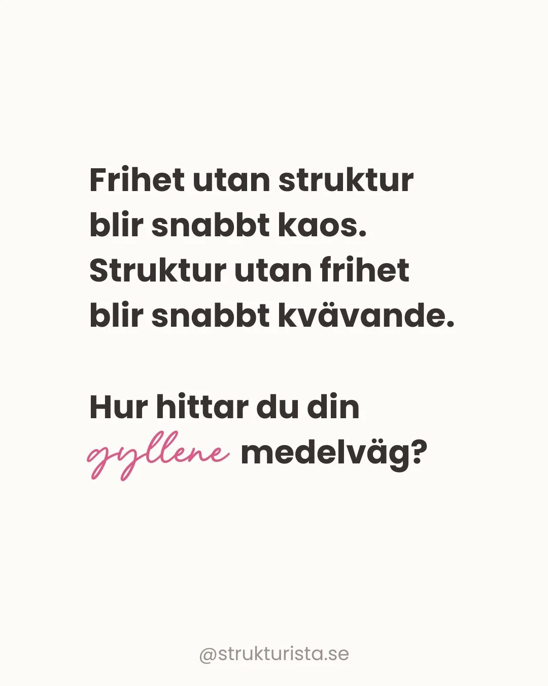 Jag vet inte hur m&aring;nga g&aring;nger jag har h&ouml;rt f&ouml;retagare s&auml;ga; &quot;Jag startade f&ouml;retag f&ouml;r att slippa ett inrutat liv&quot; och med det mena att de vill vara spontana och kunna g&ouml;ra vad de vill med sina dagar