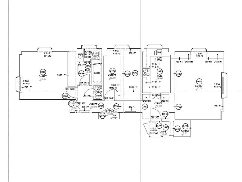 Measured Building Survey - Chelsea Manor Street - London SW3 - Plans.jpg