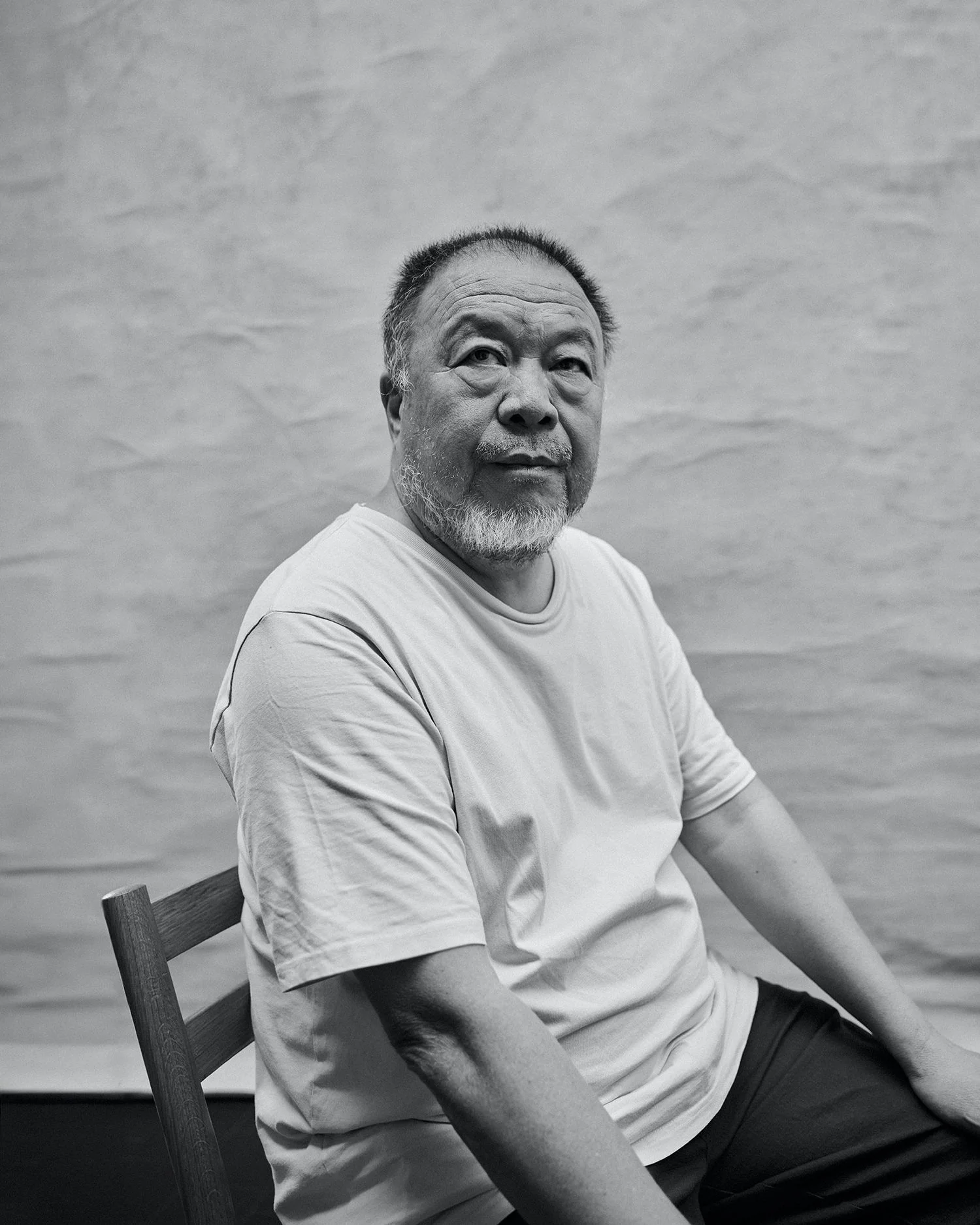 Ai WeiWei photographed by Chris Floyd for a high-profile art editorial