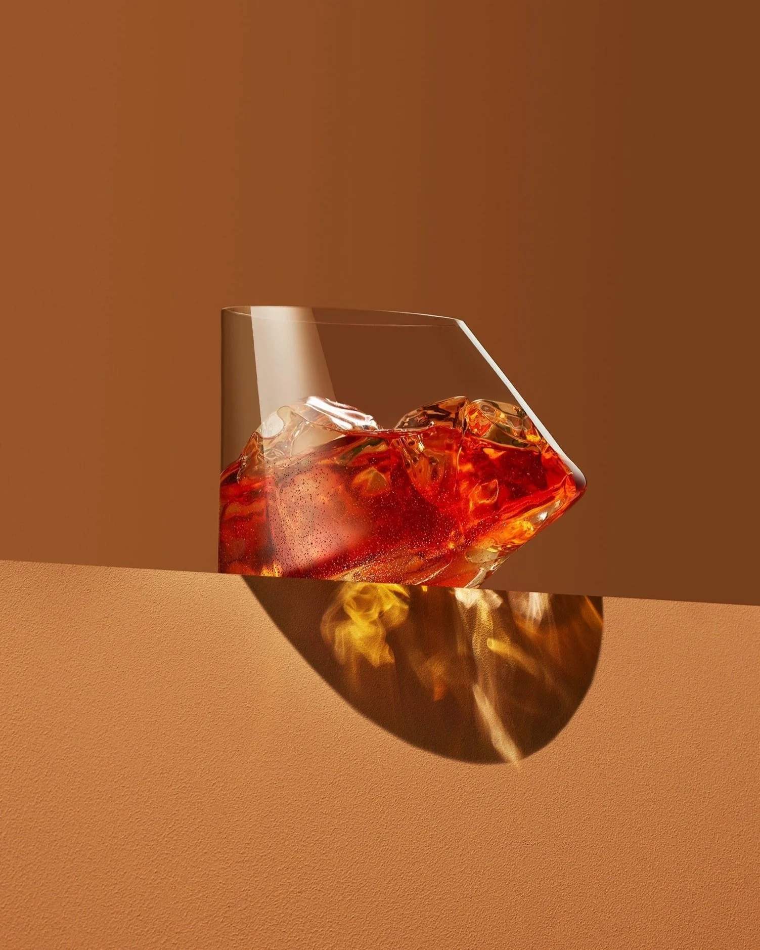 Creative drink photography of Eminente rum by Frankie Turner for an advertising campaign