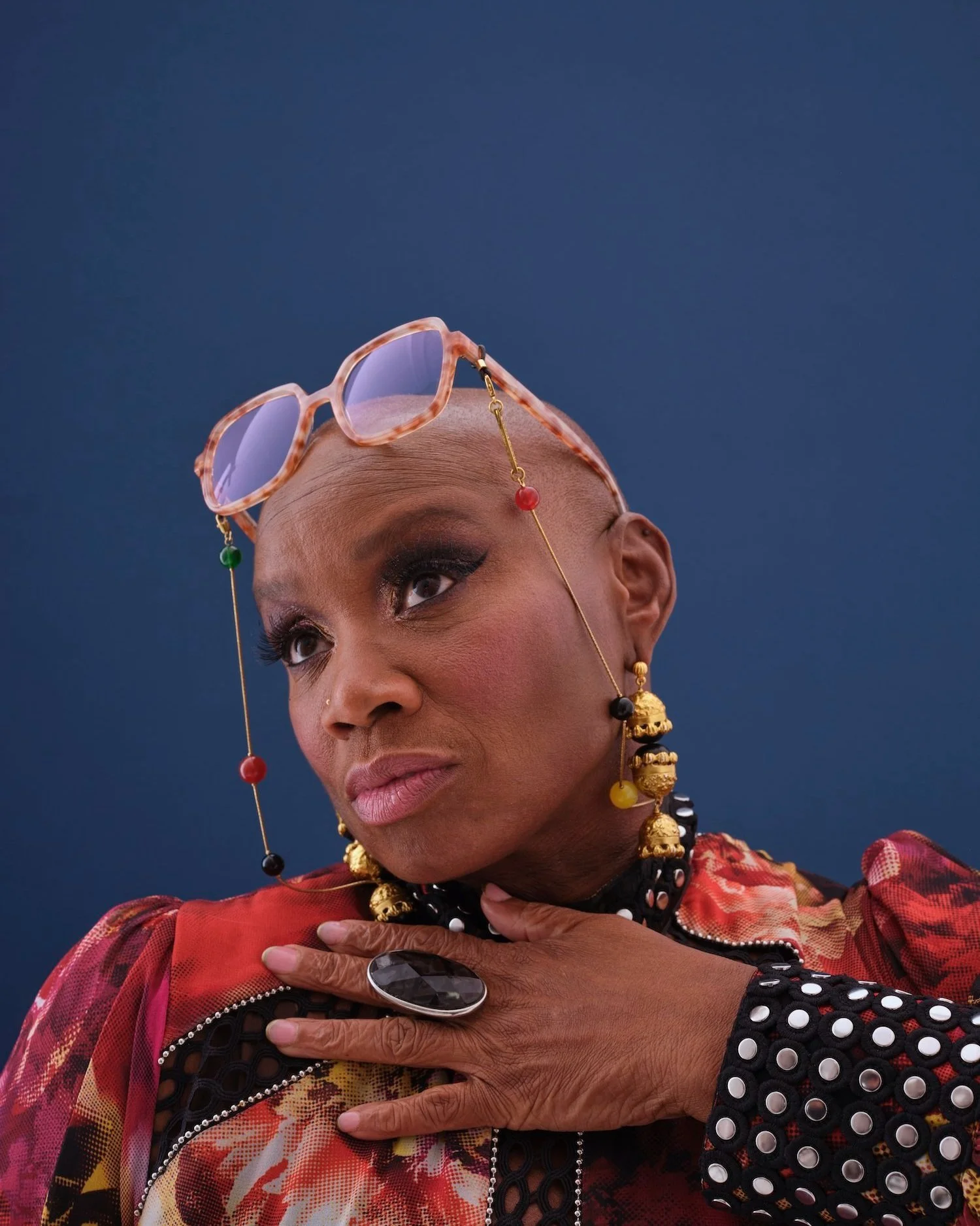 Portrait of Andi Oliver, taken by London-based photographer Phil Fisk