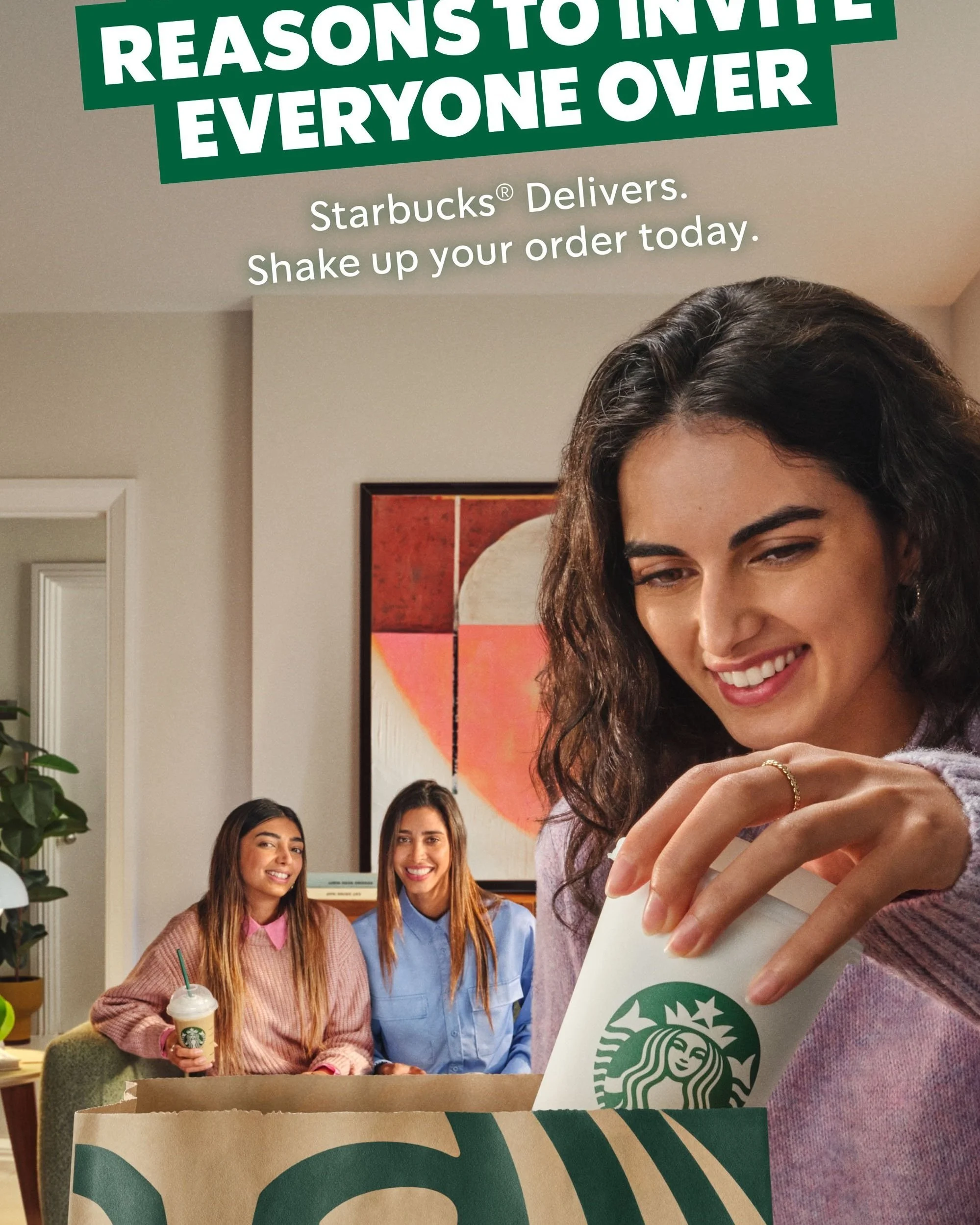 Shot by photographer Joseph Ford for a Starbucks campaign, retouched by Eli Calin