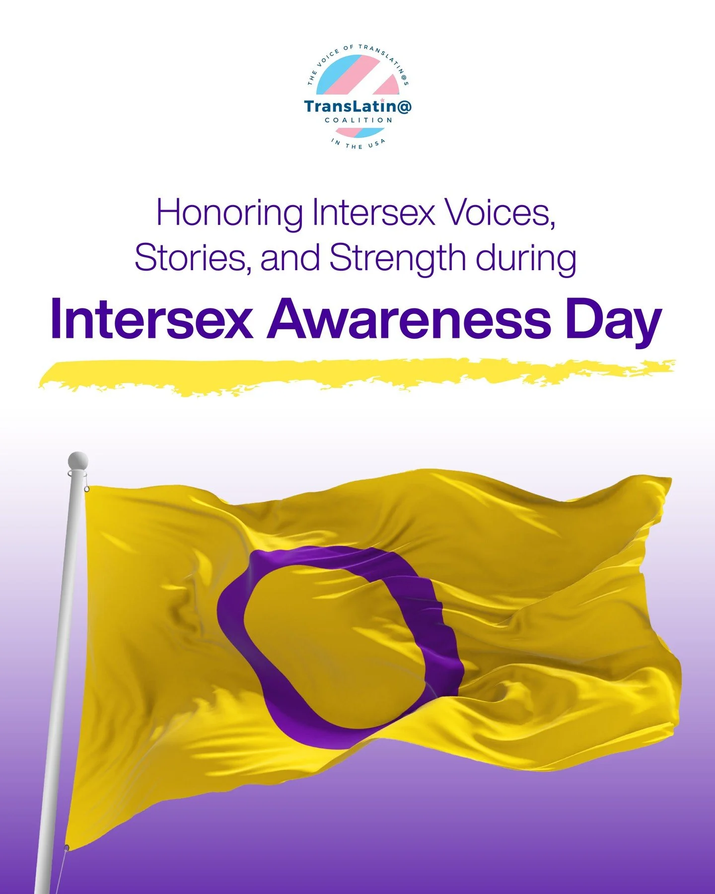 Intersex rights are human rights.

On this #IntersexAwarenessDay, we uplift and celebrate the beauty, strength, and diversity of intersex people in our communities.

Every person deserves dignity, autonomy, and freedom. When intersex people are denie