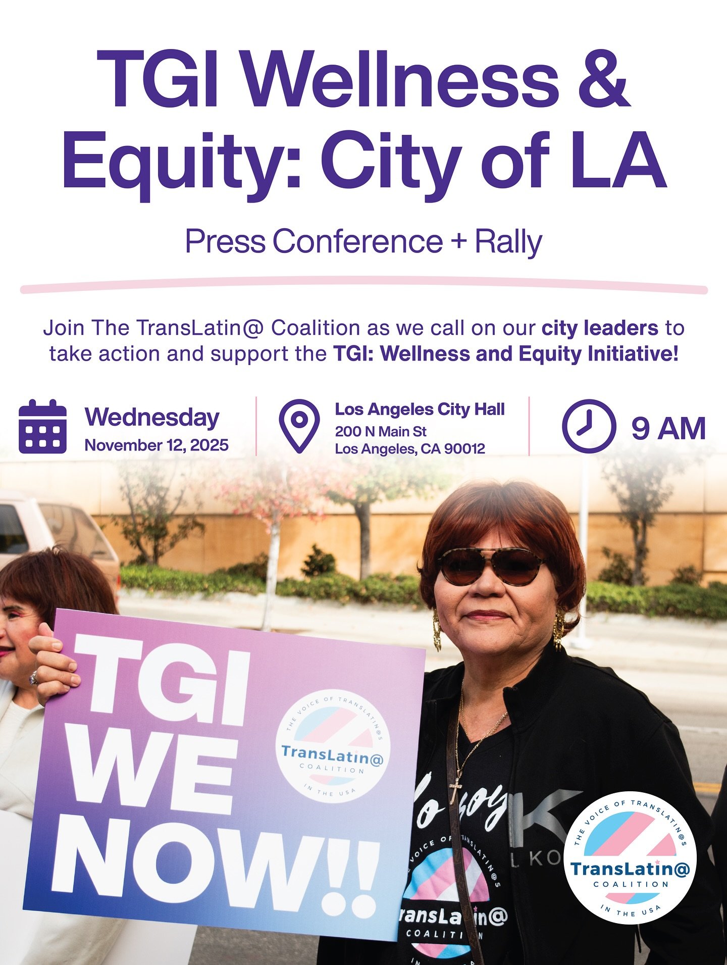 It&rsquo;s time for Los Angeles to stand with the trans community.

For three years, we&rsquo;ve waited for meaningful action. The TGI Wellness and Equity Initiative ****is our city&rsquo;s chance to invest in safety, dignity, and well-being for tran