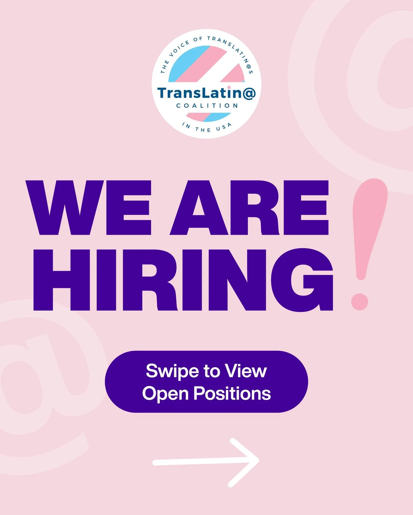 🚨💼 WE&rsquo;RE HIRING! 💼🚨

Are you passionate about uplifting Trans, Gender-Expansive, and Intersex (TGI) communities? Ready to turn your skills into impact?

We&rsquo;re looking for a Training Specialist to help lead powerful TGI competency trai