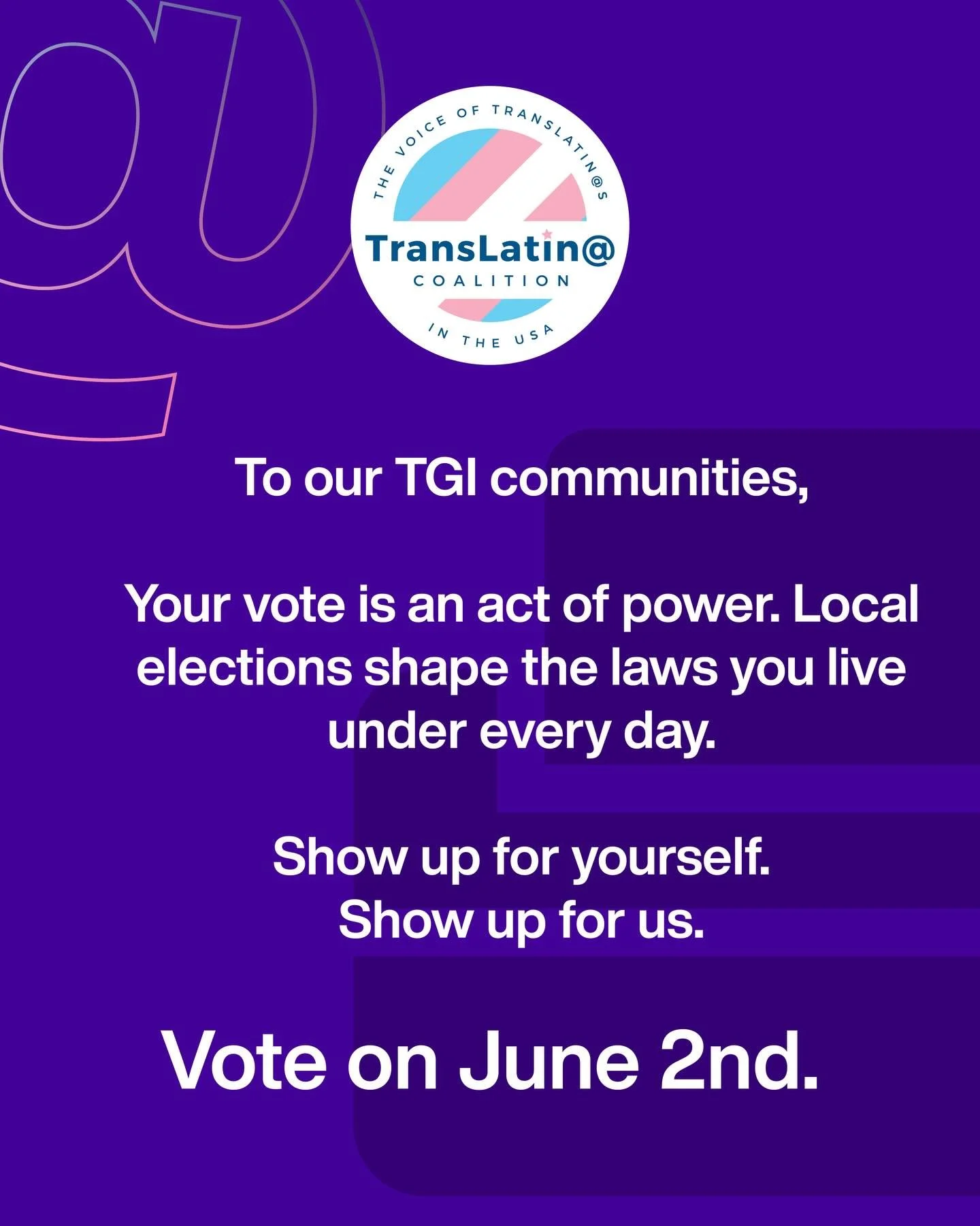 Today is Election Day in California. 🗳️💜

Los Angeles is choosing its Mayor, and voters across the state are deciding which candidates advance in the race for Governor. These are the leaders who shape the policies affecting our housing, our healthc