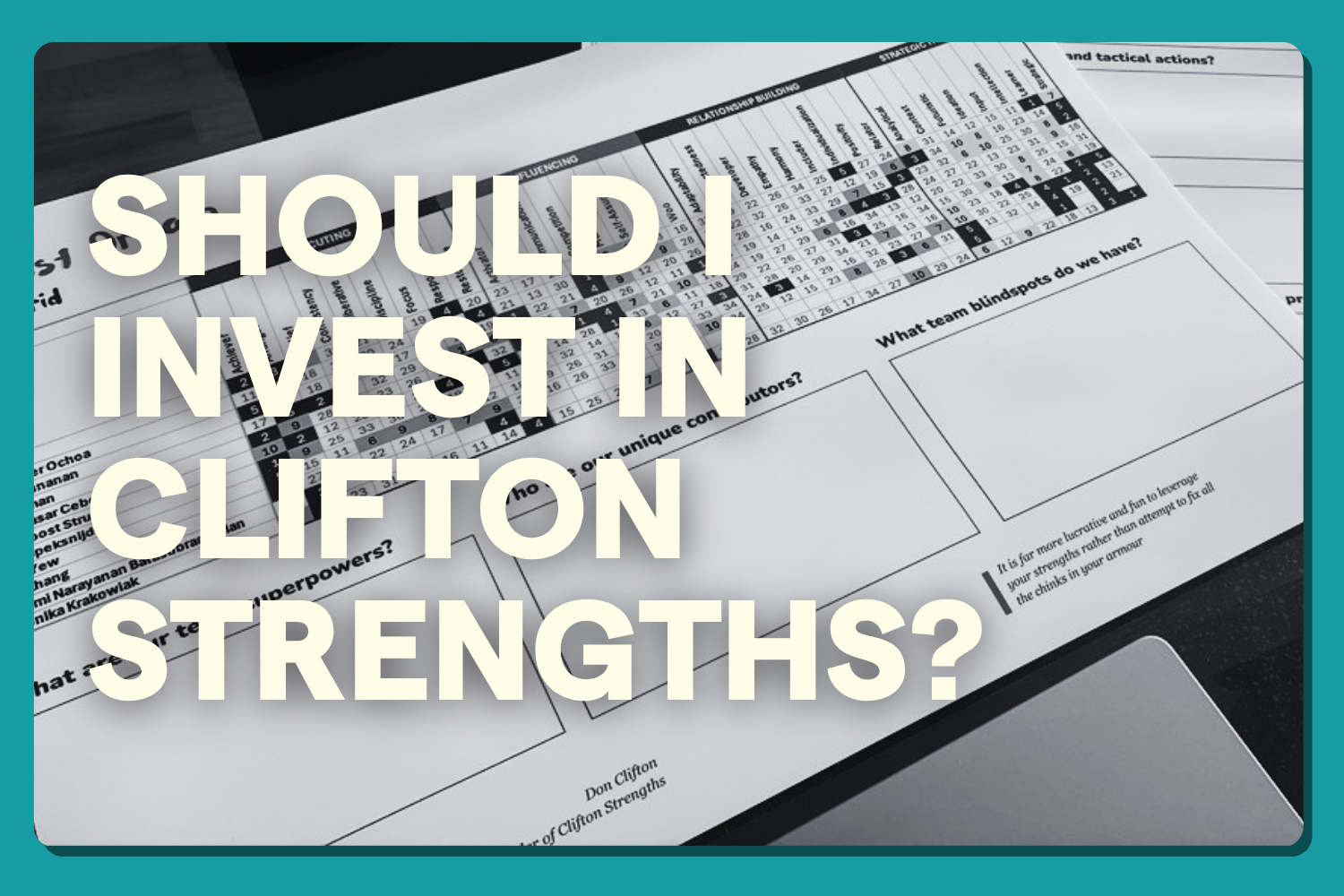 How to understand your team’s strengths
