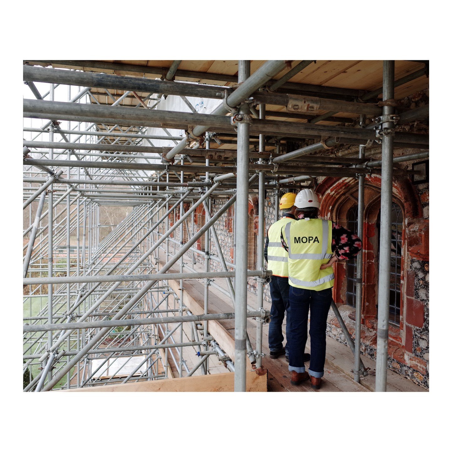 On site yesterday at @mannington_hall - always a privilege to visit such a wonderful piece of historic architecture.

Not everyday you get to inspect a site while floating on a moat either!