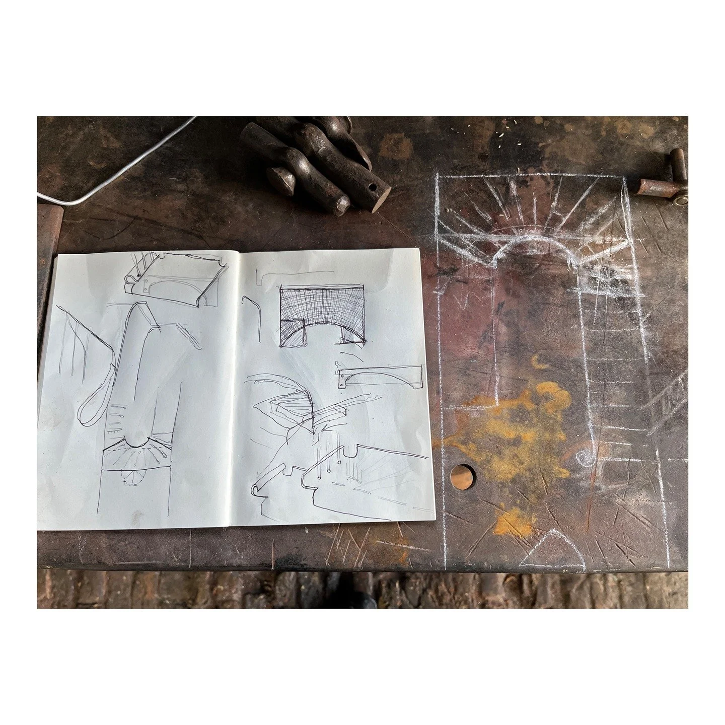 Some recent samples for a complex stair we've been working up with @holkhamforge! 🛠

#HolkhamForge #Metalwork