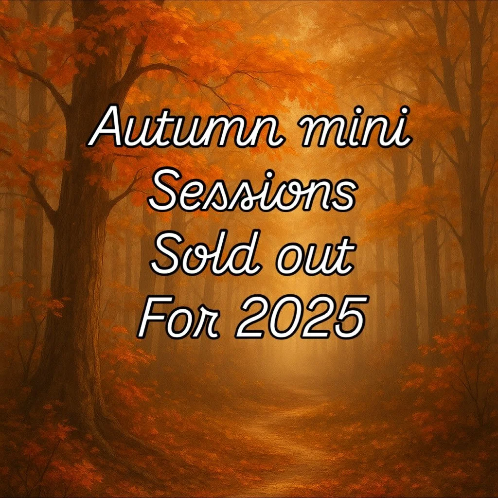 🍂 That’s a wrap on Autumn Minis 2025, officially sold out! 🧡
You lot are too quick for me (and I love you for it). I can’t wait to see all the families who snapped up a slot, bring on the crunchy leaves, golden light, and small childre