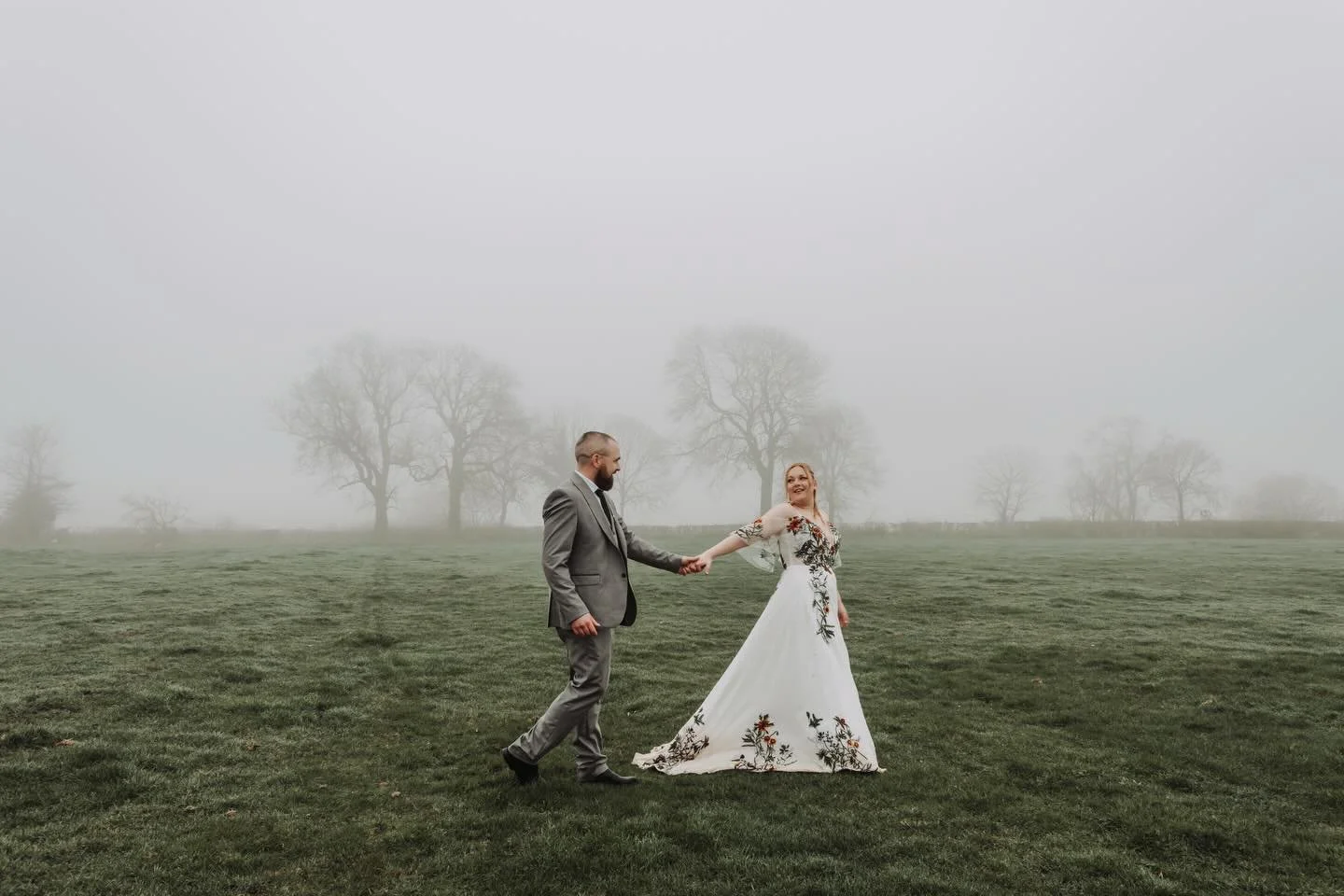 // MICHELLE &amp; DAN - First wedding of 2026 

No sunset yesterday&hellip; but the fog rolled in and I&rsquo;ll take that any day. Proper moody, atmospheric and a bit different from the usual.

Also any couple who bring their dogs along for photos a