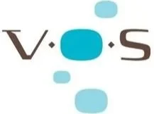 Logo with the letters V, O, and S separated by blue dots and shapes.