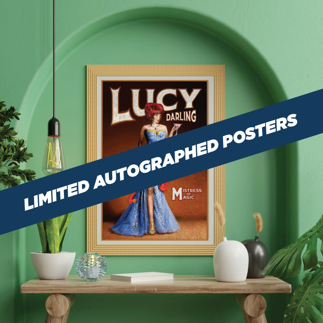 LIMITED AUTOGRAPHED POSTER!! Mistress of Magic Poster