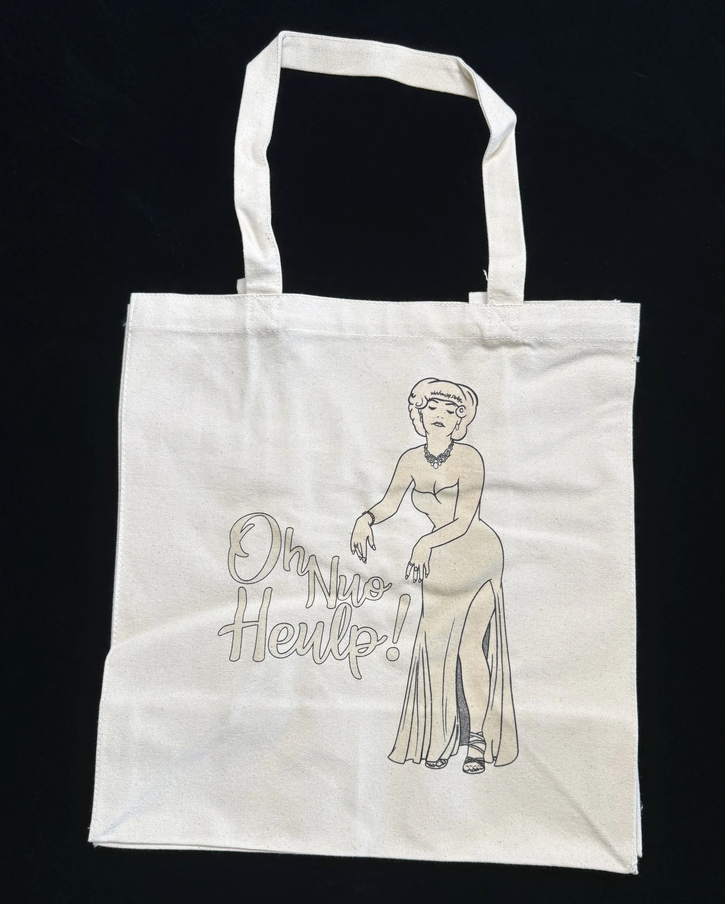 OH NO HELP™ UV REACTIVE TOTE