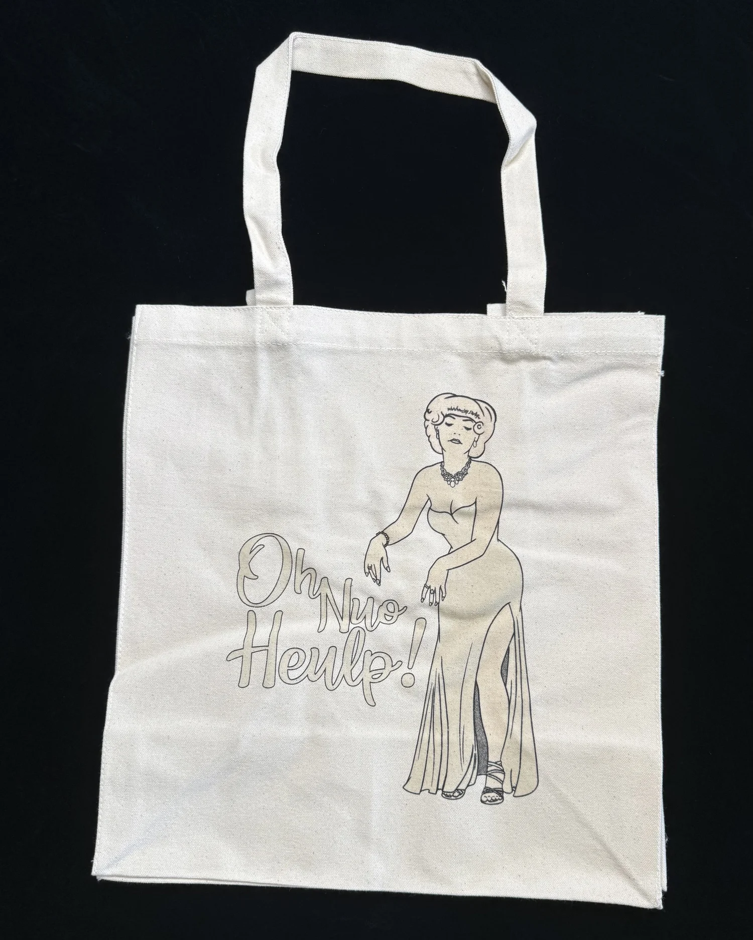 OH NO HELP™ UV REACTIVE TOTE — Carisa Hendrix