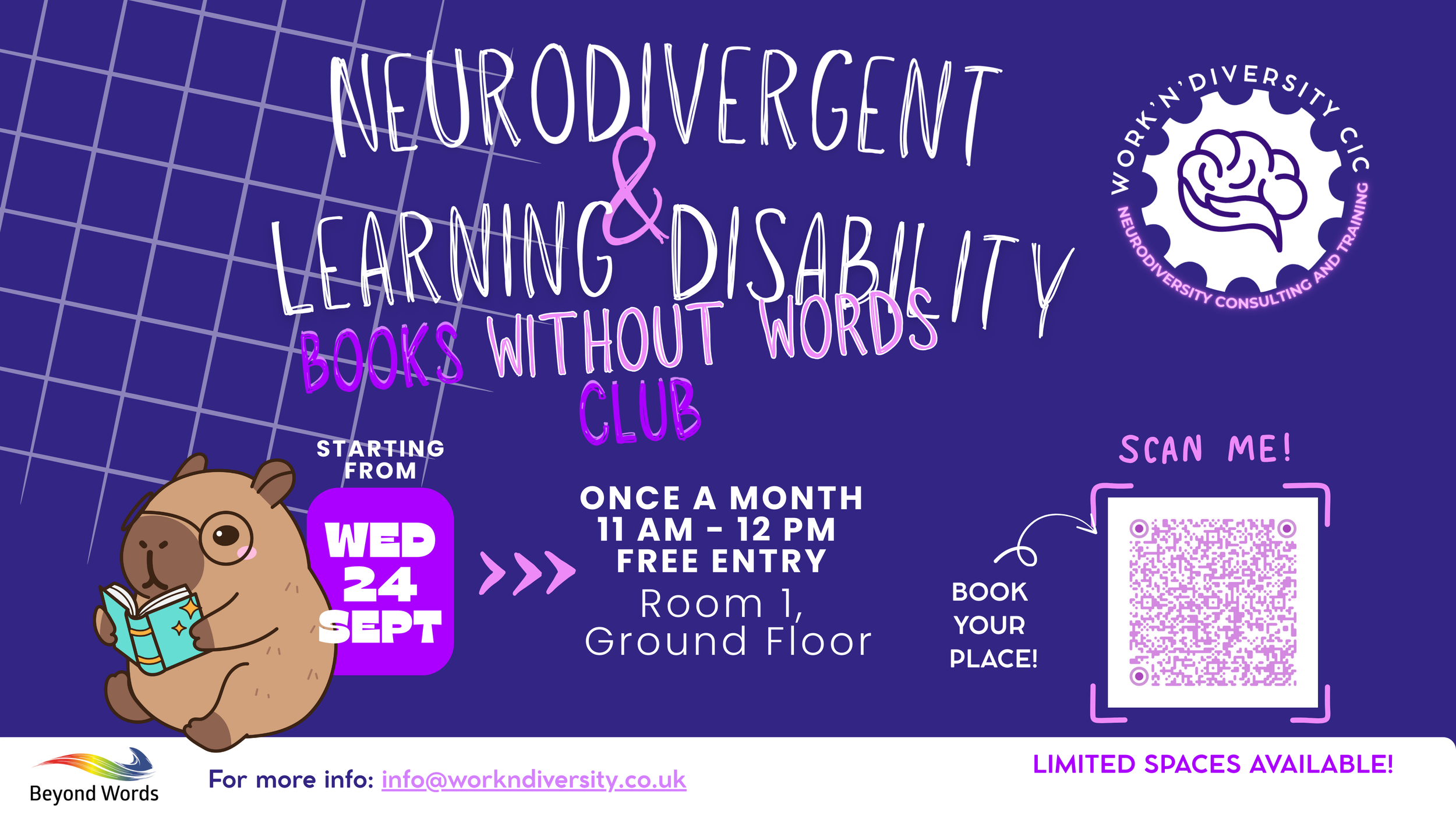 Neurodivergent & Learning Disability Friendly book club!