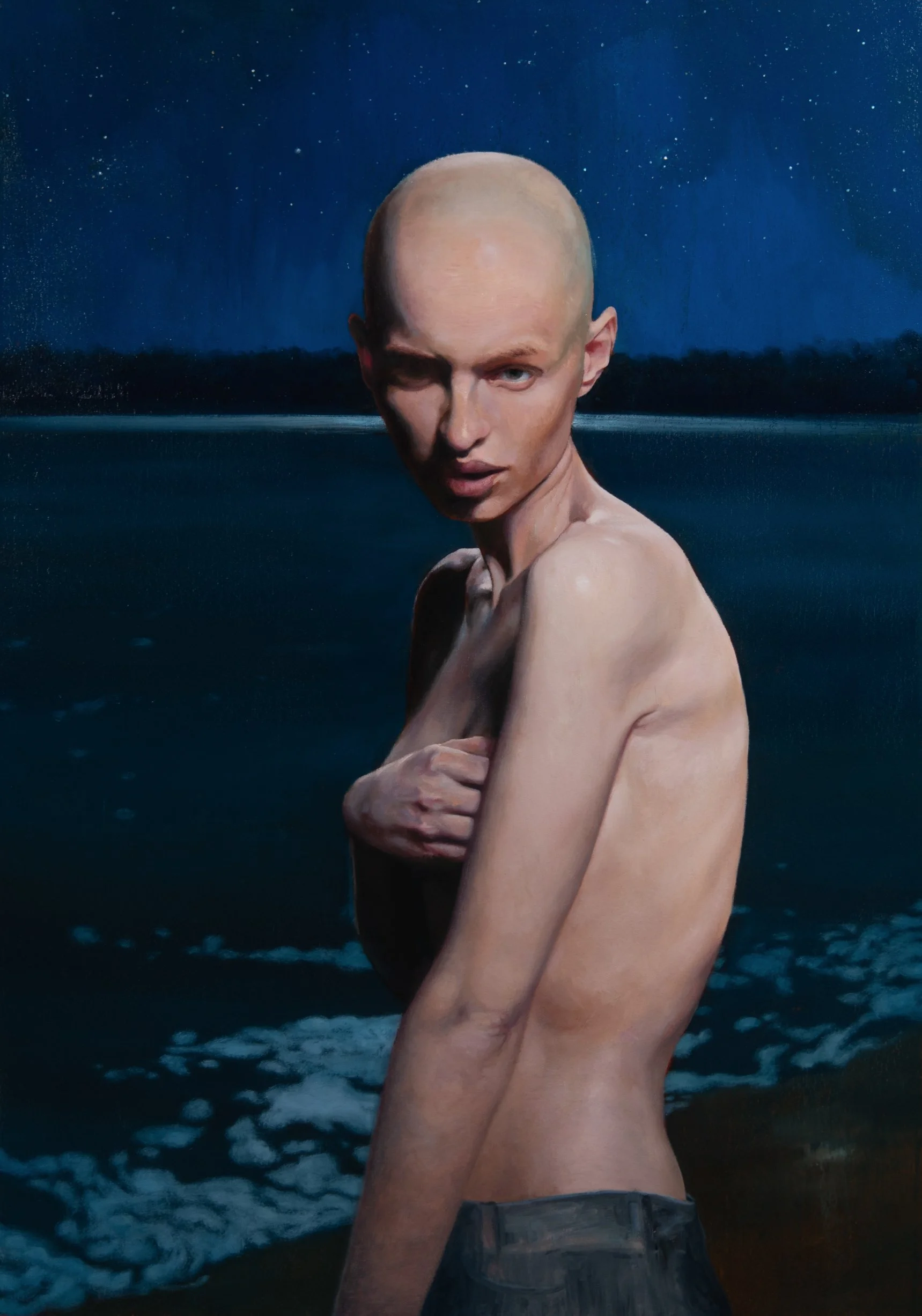 Joe Velez_The Alien_Oil on Canvas_40x28_2026_5000-4282.jpg