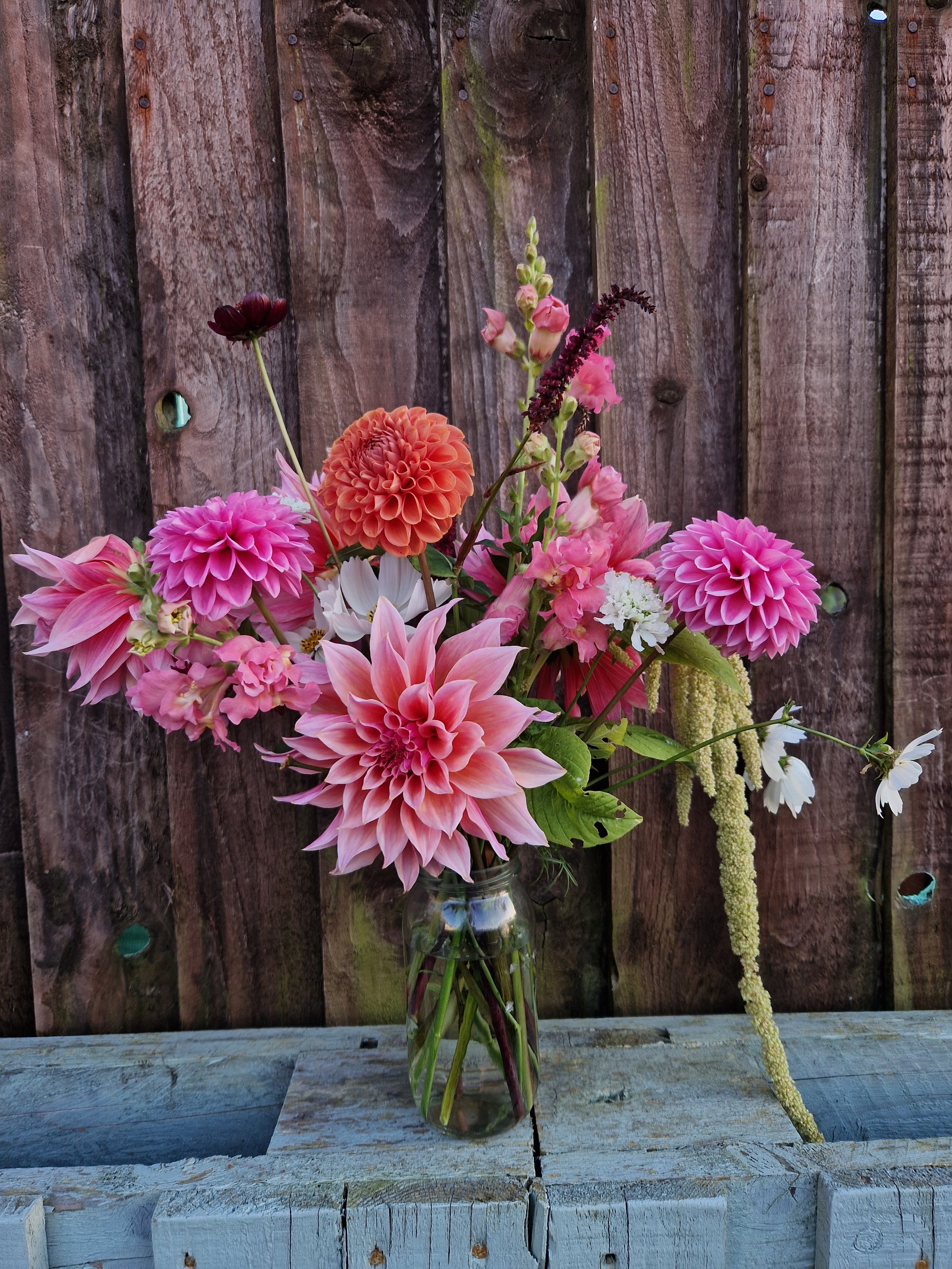 Seasonal Jam Jar Posie