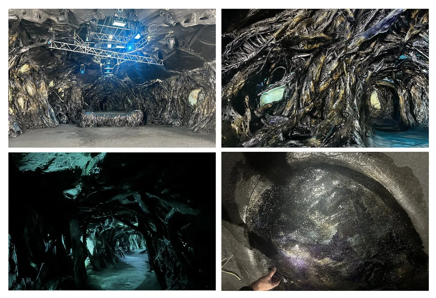 Aqua Habitat - BTS Set photos and scenic work