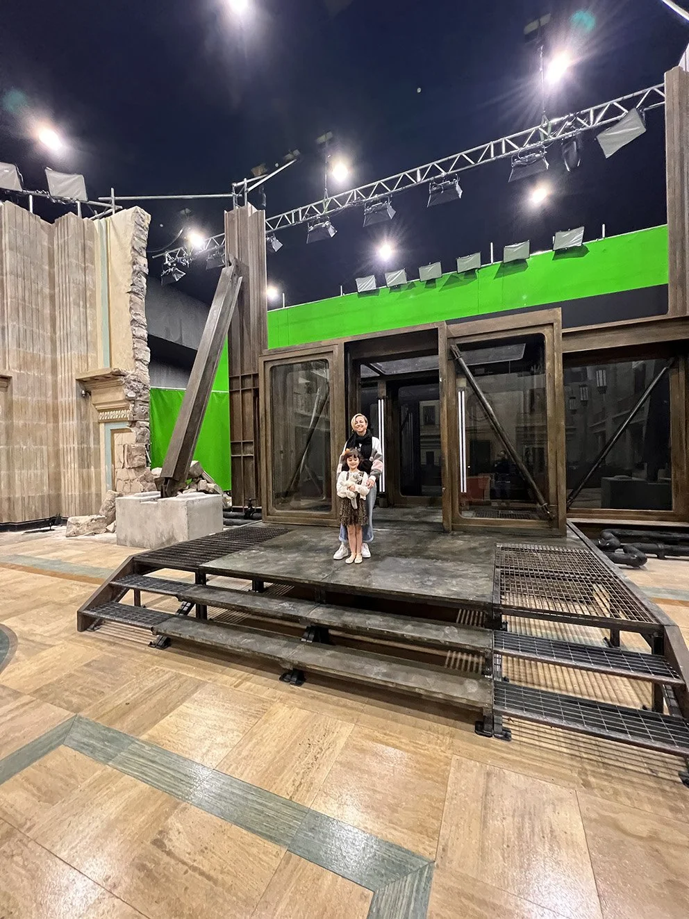 Empress Hall - BTS set progress